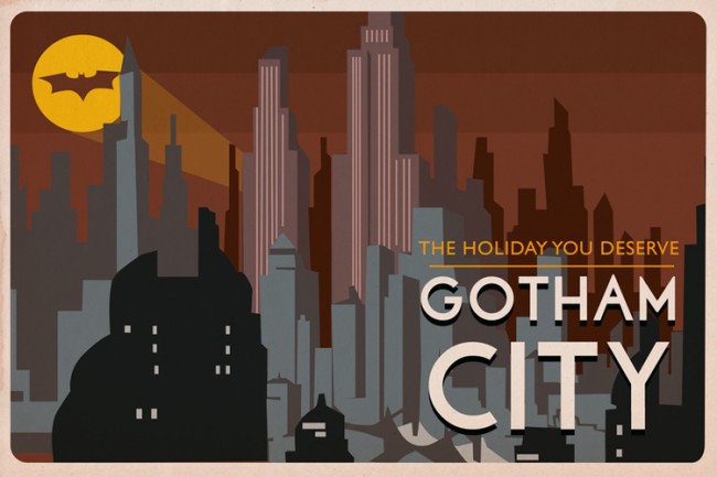 fictional sci fi postcards