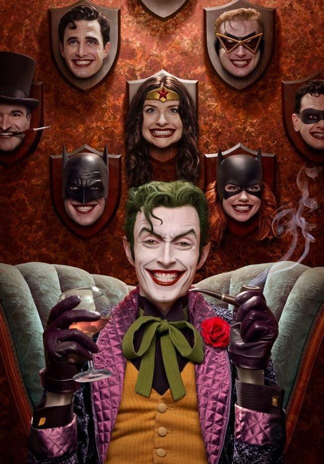 joker trophy wall