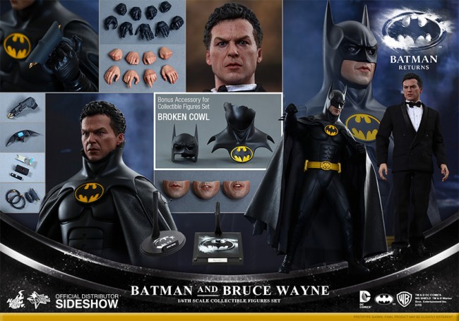Batman And Bruce Wayne Sixth Scale Figure Set By Hot Toys