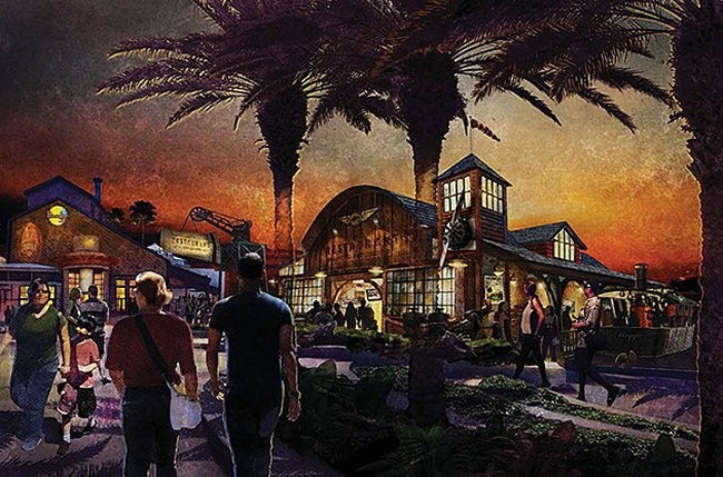 concept art for disneys indiana jones restaurant