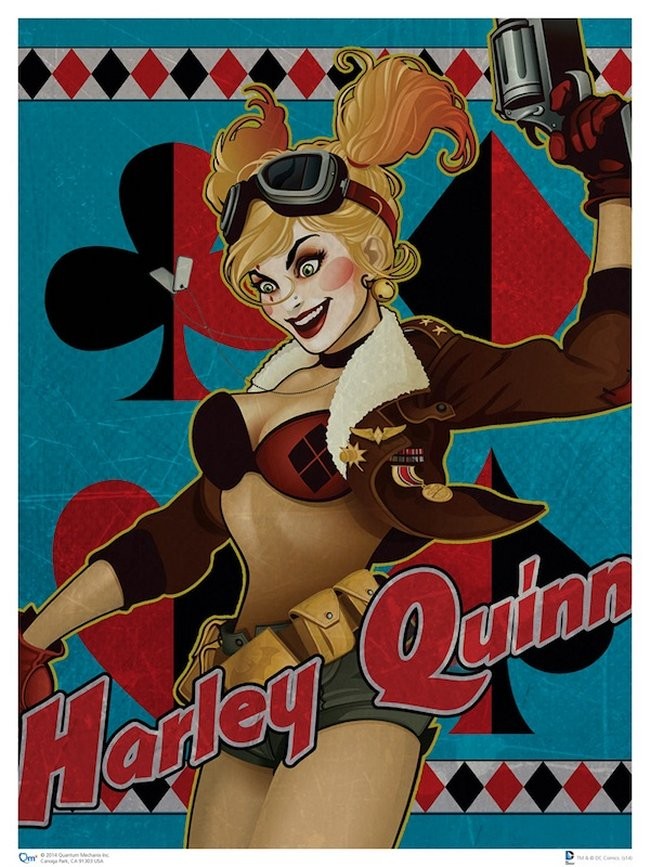 Sexy Vintage Style Superheroine Pin-Up Ads