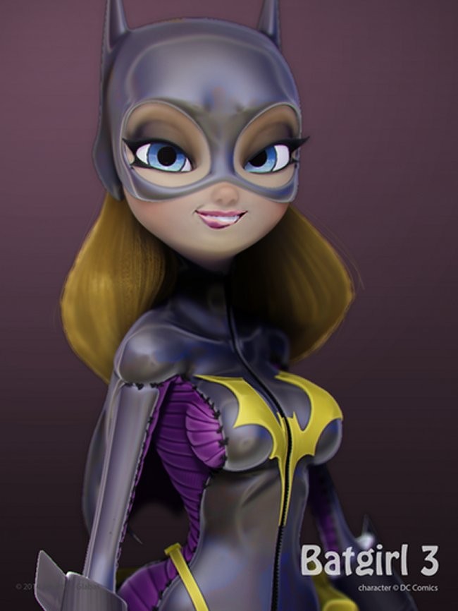 cool batgirl art