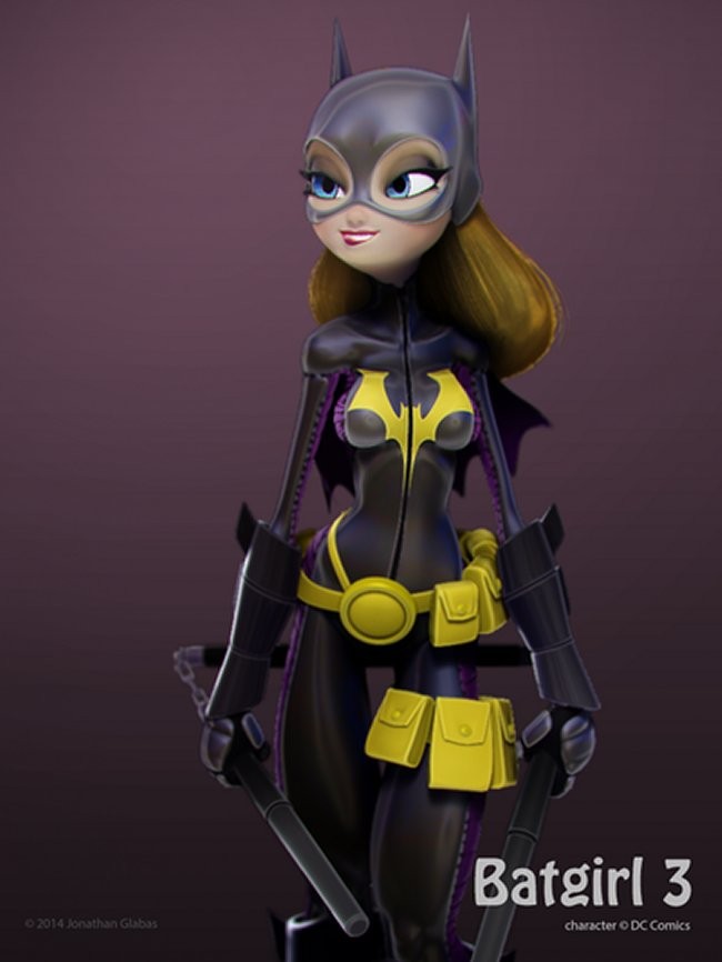 cool batgirl art
