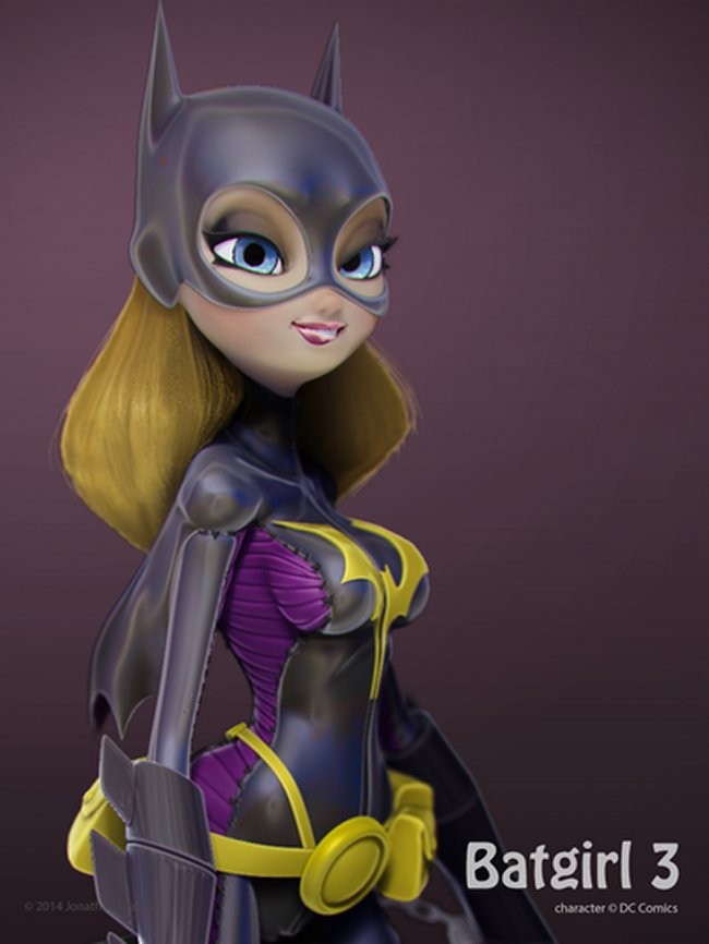 cool batgirl art