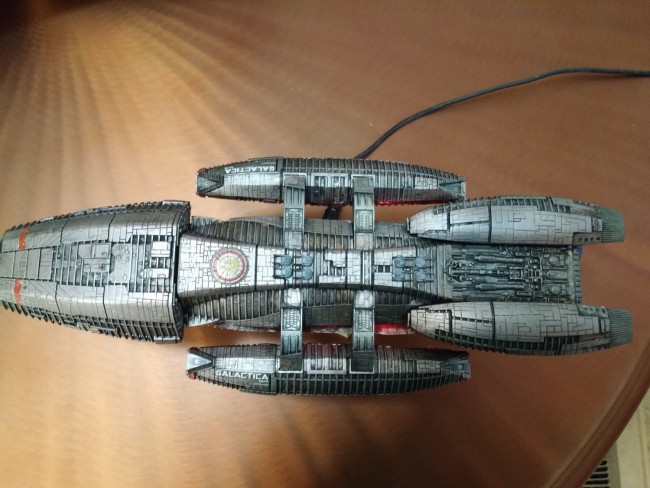 Custom Built Light Up Battlestar Galactica