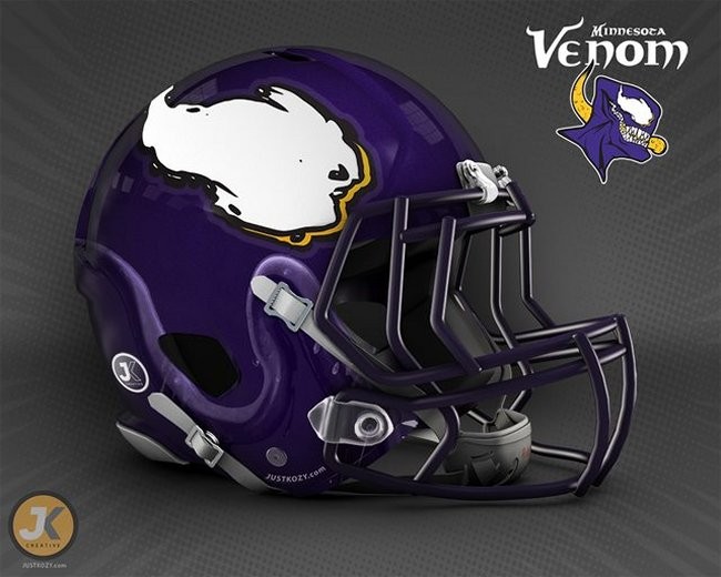 Marvel Themed Football Helmets
