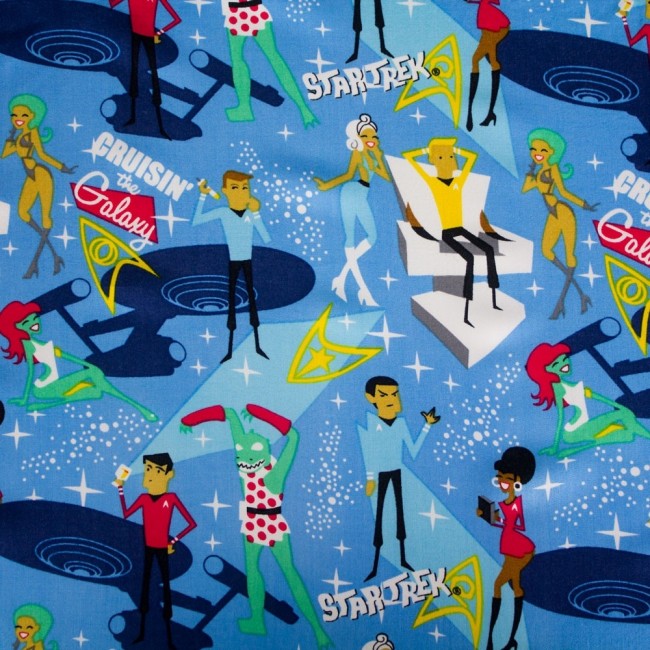 star trek retro hawaiian shirt