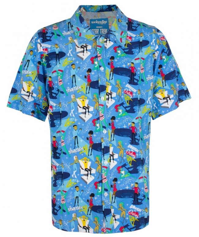 star trek retro hawaiian shirt
