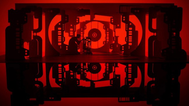 Scenes From Star Wars Created From A Single Sheet Of Paper