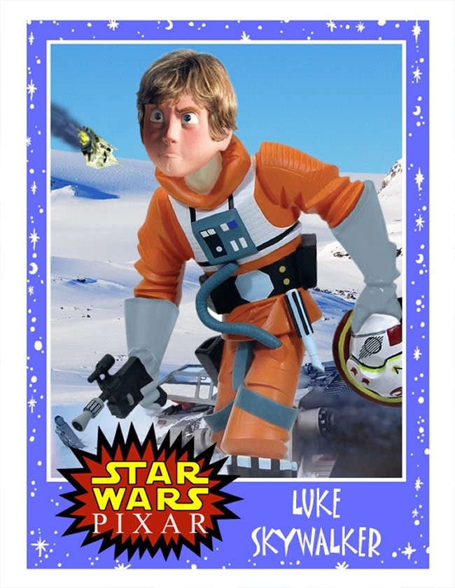 star wars pixar trading cards