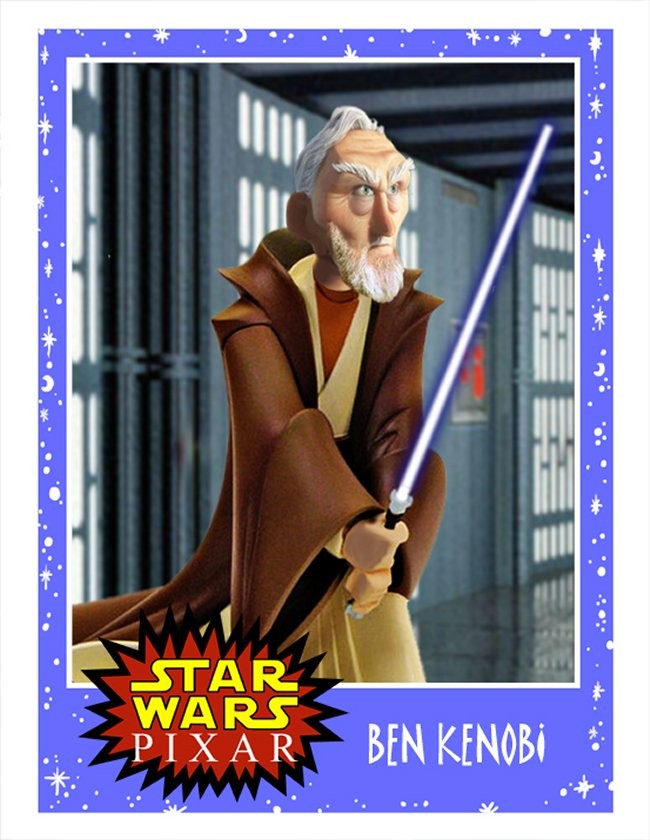 star wars pixar trading cards