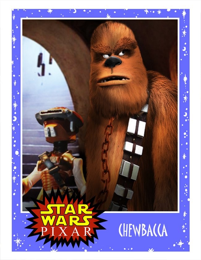 star wars pixar trading cards