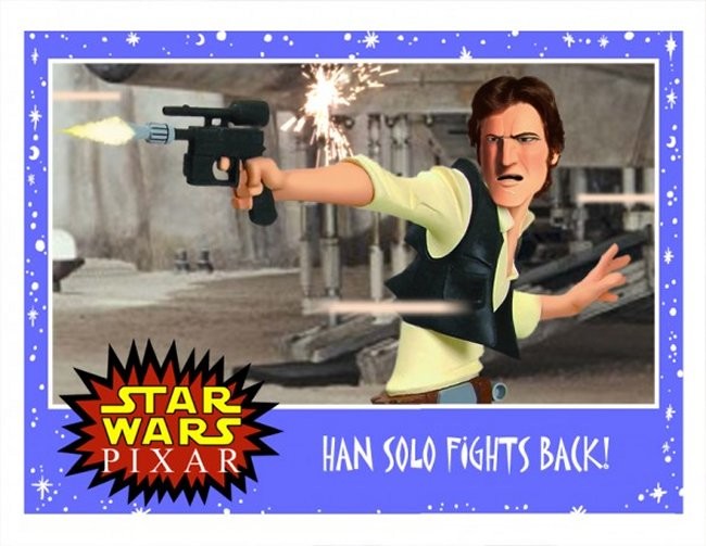 star wars pixar trading cards