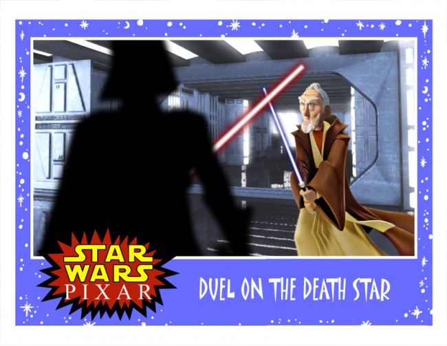 star wars pixar trading cards