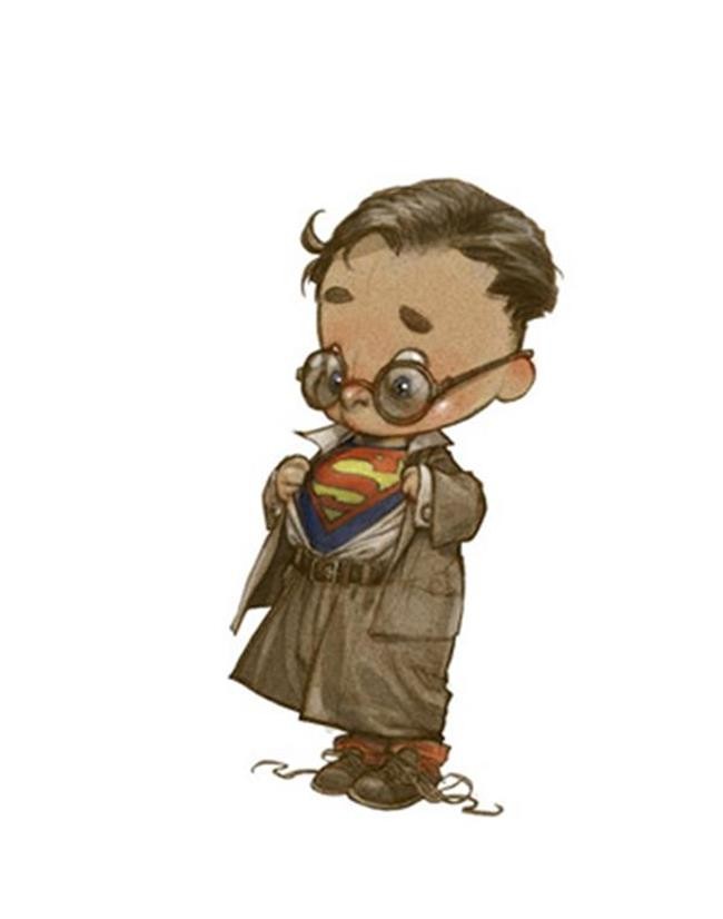 superheroes as kids