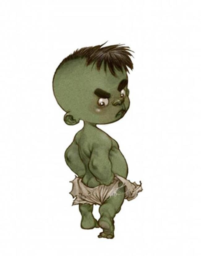 superheroes as kids