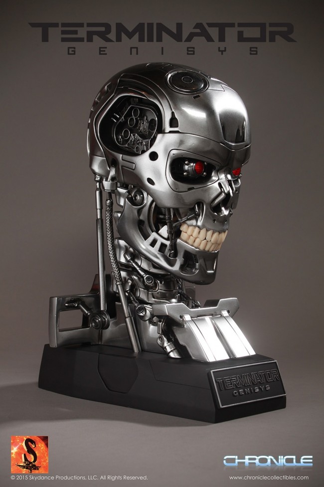 Terminator Genisys Endoskeleton Skull 1:1 Scale Prop Replica