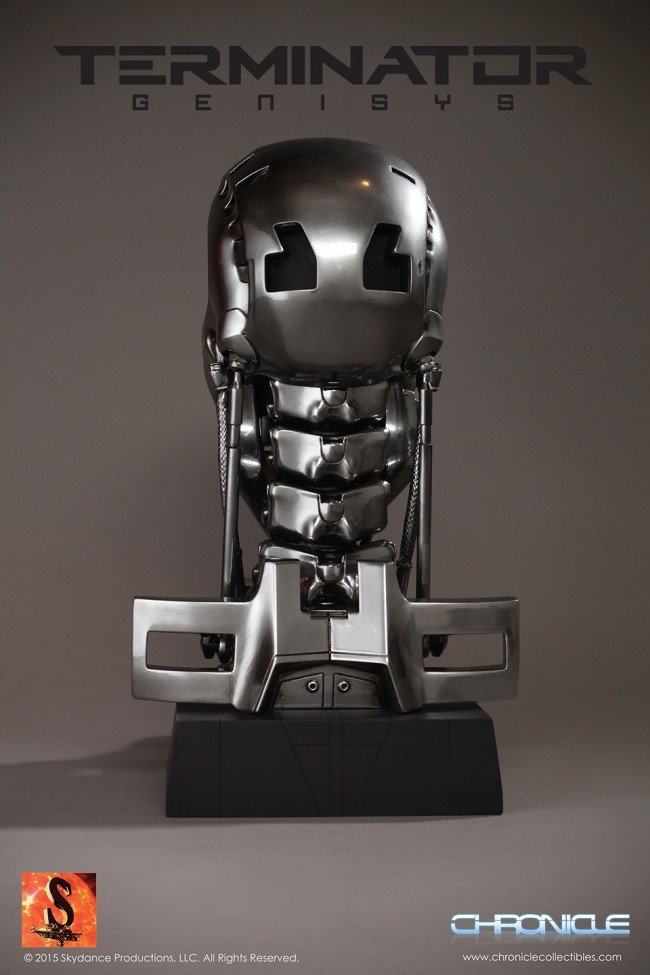 Terminator Genisys Endoskeleton Skull 1:1 Scale Prop Replica