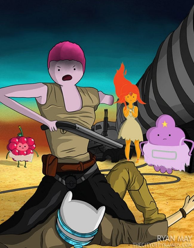 Adventure Time Meets Mad Max