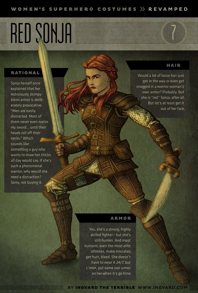 Female Superhero Costumes With Practical Redesigns