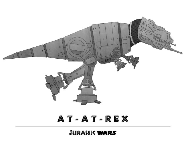 JURASSIC WARS  Star Wars Dinosaur Mash-Ups
