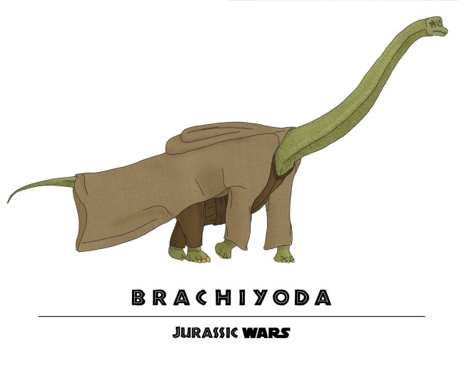 JURASSIC WARS  Star Wars Dinosaur Mash-Ups