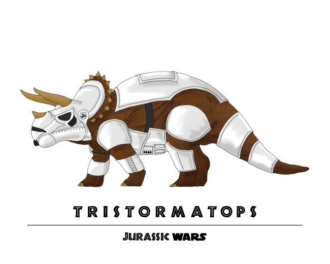 JURASSIC WARS  Star Wars Dinosaur Mash-Ups