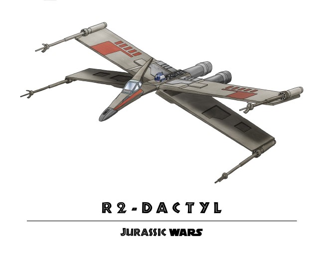 JURASSIC WARS  Star Wars Dinosaur Mash-Ups