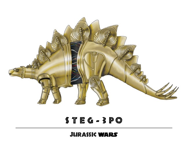 JURASSIC WARS  Star Wars Dinosaur Mash-Ups