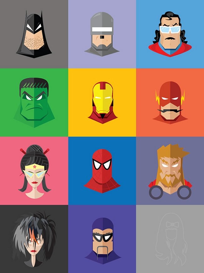 Looks named after superheroes