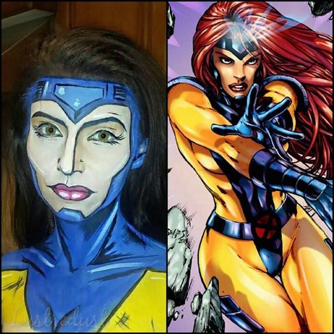 Makeup Transforms People Into Comic Book Characters