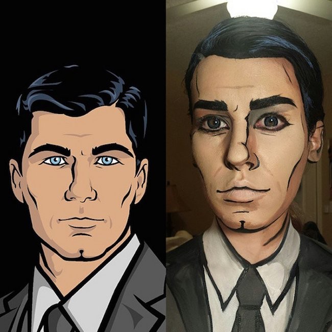 Makeup Transforms People Into Comic Book Characters