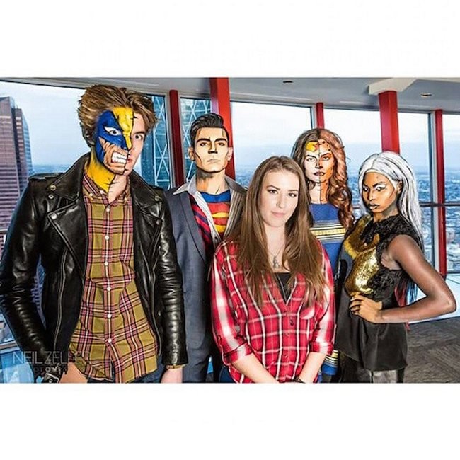 Makeup Transforms People Into Comic Book Characters