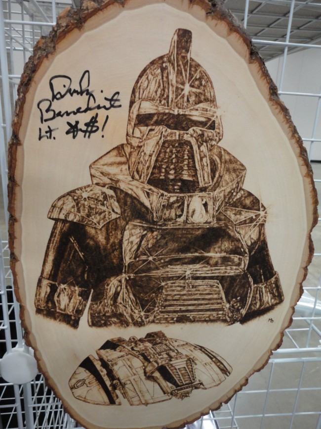 Sci-Fi Wood Burning Art