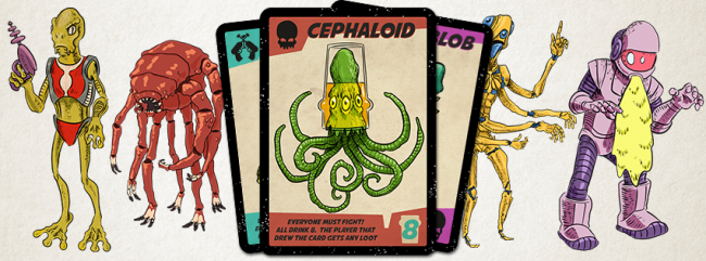 Space Brew A Sci-fi Drinking Card Game
