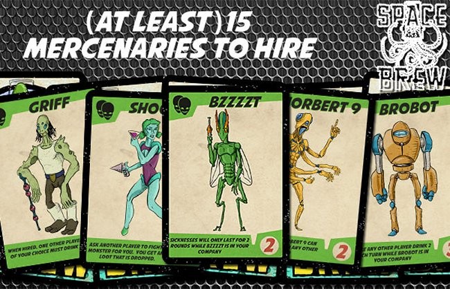 Space Brew A Sci-fi Drinking Card Game