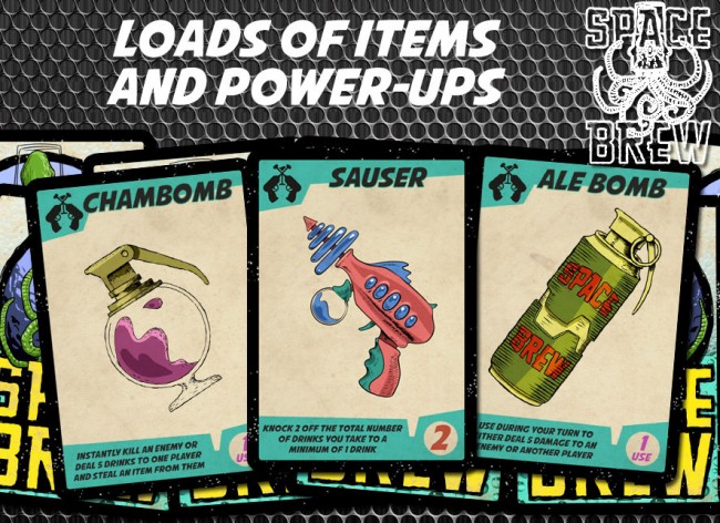 Space Brew A Sci-fi Drinking Card Game
