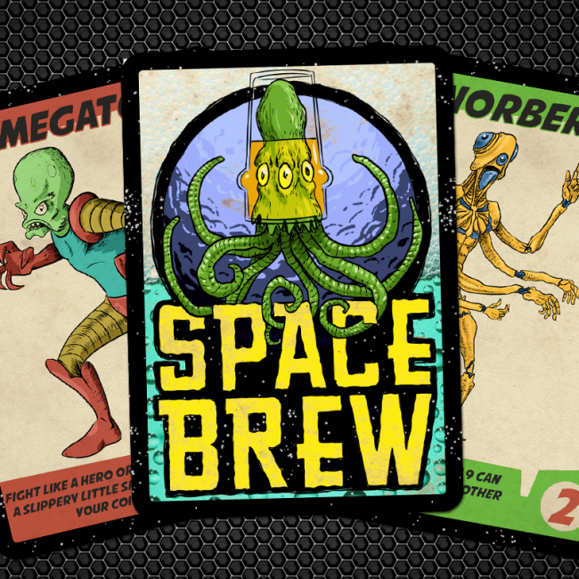 Space Brew A Sci-fi Drinking Card Game