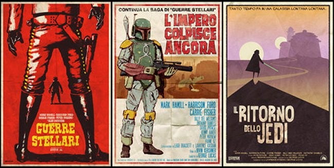 star wars spaghetti western posters