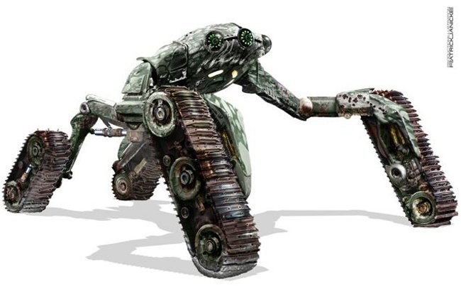Concept Art From Steven Spielberg's Robopocalypse