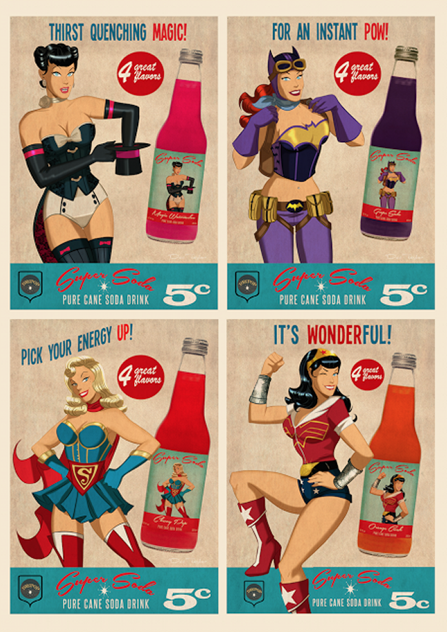 DC Bombshell Super Sodas