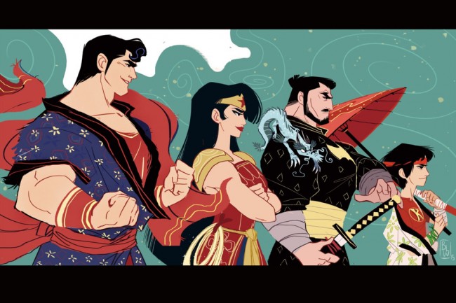 DC Superheroes Reimagined As Samurai Warriors