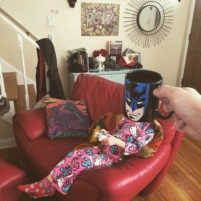 Dad Turns His Kids Into Superheroes