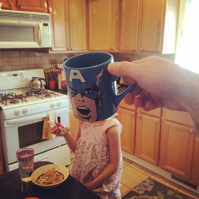 Dad Turns His Kids Into Superheroes