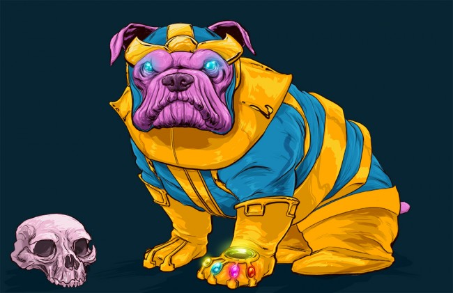 Marvel Superheroes As Dogs