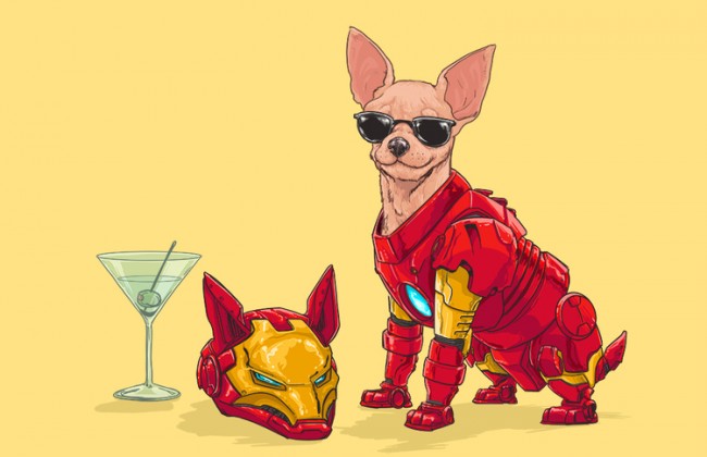 Marvel Superheroes As Dogs
