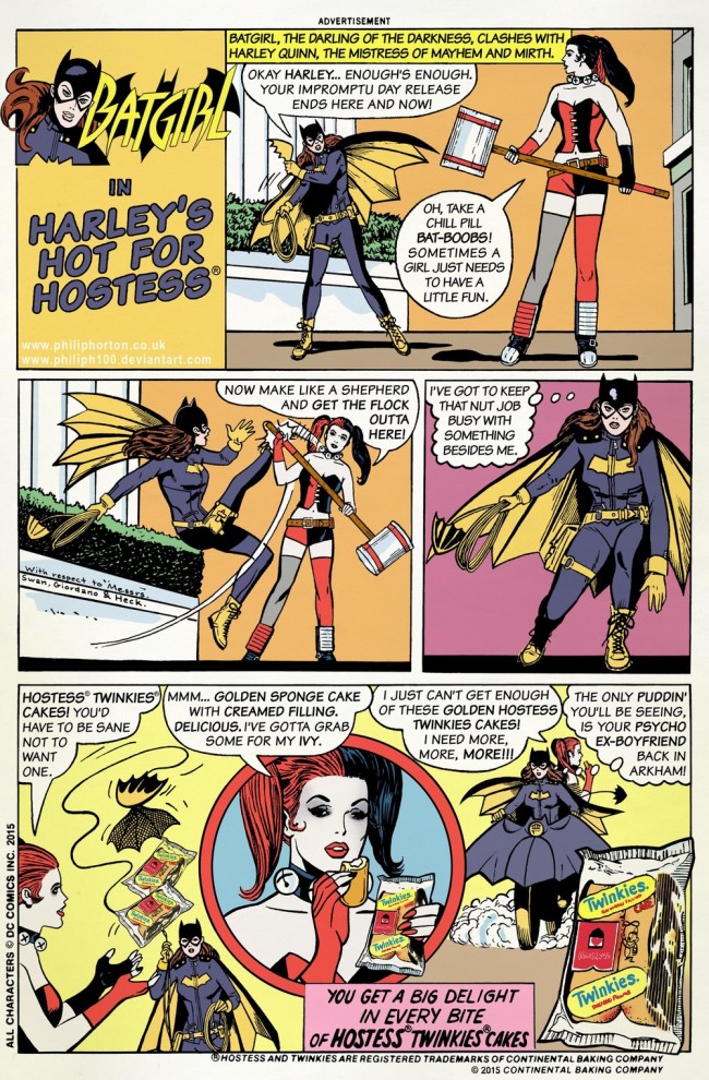 Modern Day Superhero Hostess Comic Book Ads