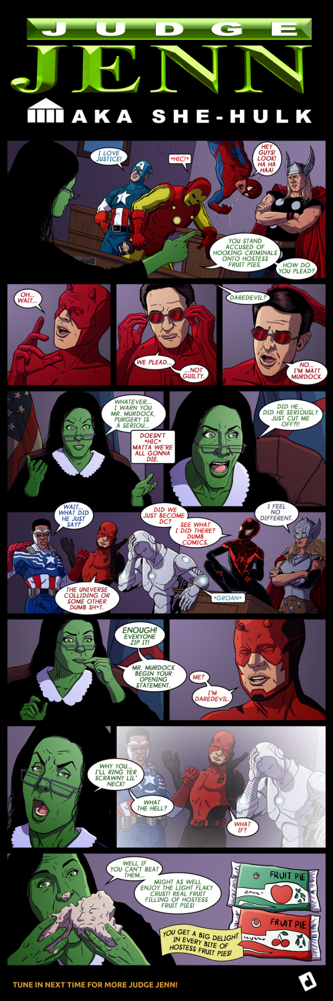 Modern Day Superhero Hostess Comic Book Ads