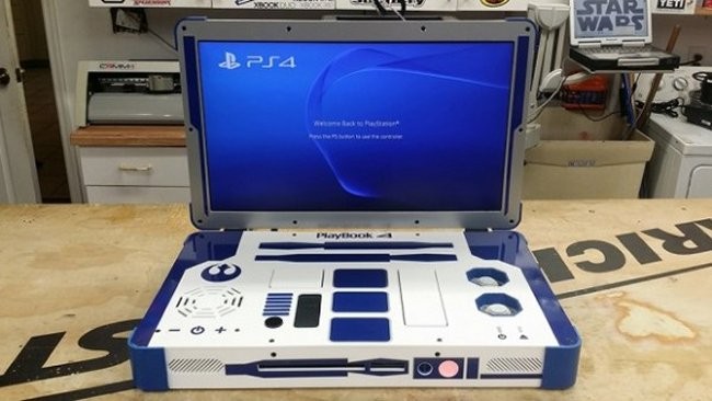 R2-D2 PS4 Laptop Mod