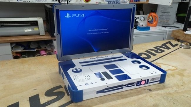 R2-D2 PS4 Laptop Mod